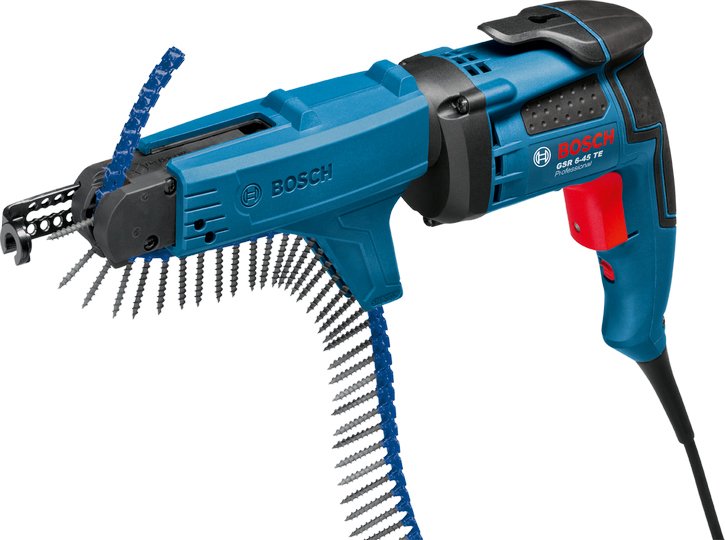 

Шуруповерт для гипсокартона Bosch GSR 6-45 TE + MA 55 Professional [0601445101]