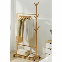 Стойка для одежды AksHome Camellia (бамбук)