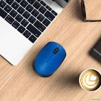 Мышь Logitech M171 (синий/черный)