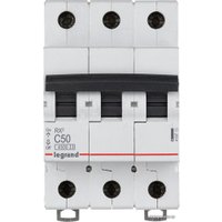 Выключатель автоматический Legrand RX3 3P C 50A 4.5кА 3M 419713