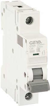 

Выключатель автоматический GEYA GYM9 1P 20А C 6кА GYM91P20C