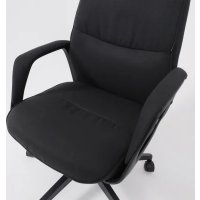 Офисное кресло AksHome Sierra (черная ткань/черный металл)