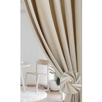 Комплект штор Soft Lines Бархат 9138-E4 (180x250, молочный)