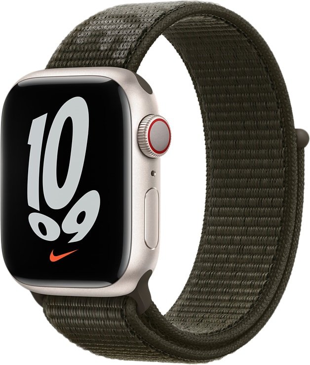 

Ремешок Apple Nike Sport Loop ML2V3 (41 мм, хаки, размер R)