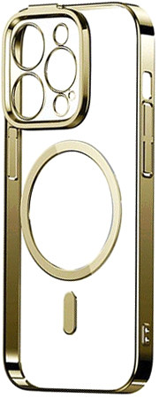 

Чехол для телефона Baseus Glitter Series Magnetic Case для iPhone 14 Pro Max (золотистый)