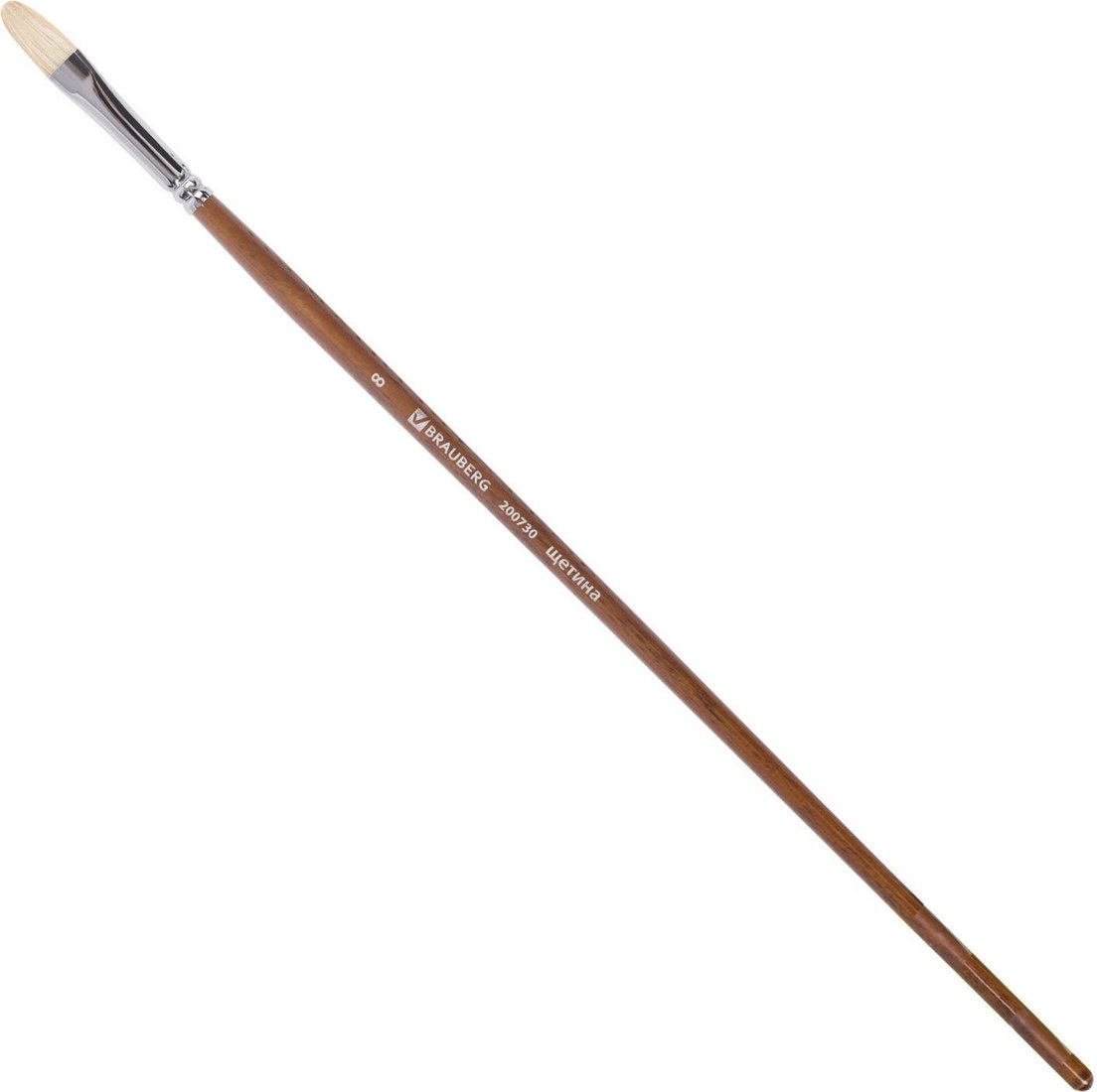 

Кисть для рисования BRAUBERG Art Classic Щетина 8 200730 (овальная)