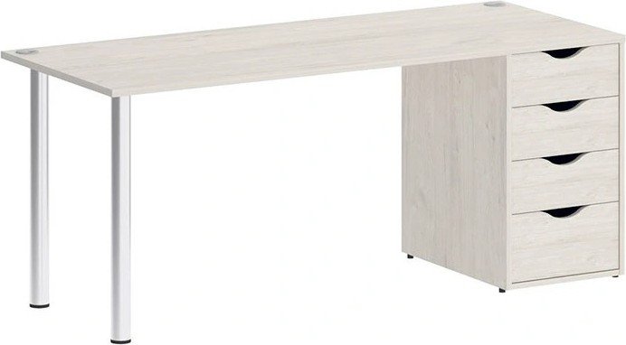 

Стол Riva Home Office VR.SP-3-178.4 Silver (дуб наварра)