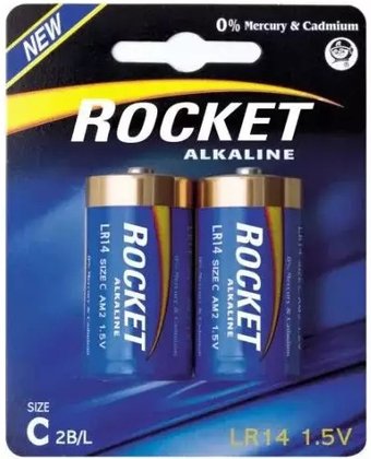 Батарейка Rocket LR14 2BL 2 шт