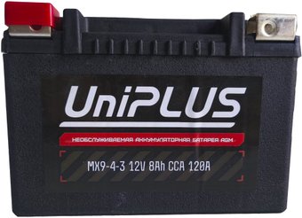 Мотоциклетный аккумулятор UniPLUS MX9-4-3 (8 А·ч)