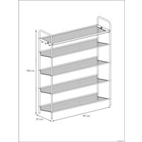 Полка для обуви ЗМИ Женева 35 ПДО Ж35 (черный)