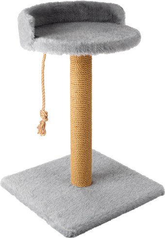 Leader Toys Круг с квадратной платформой с кошачьей мятой МТ14020 (серый)