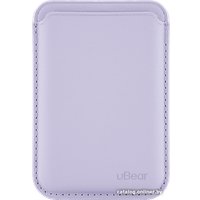 Чехол для телефона uBear Leather Shell для iPhone 12+ (лаванда)