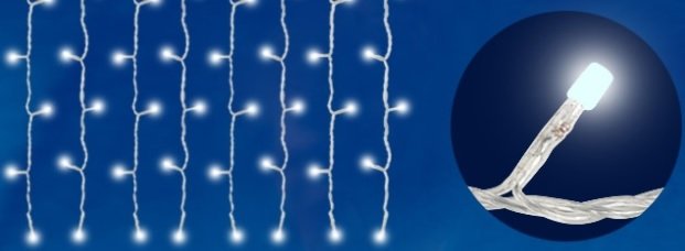 

Световой дождь Uniel ULD-C2030-240/DTA White