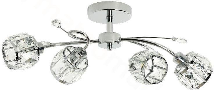 

Припотолочная люстра Lampex Karmina 4 729/4