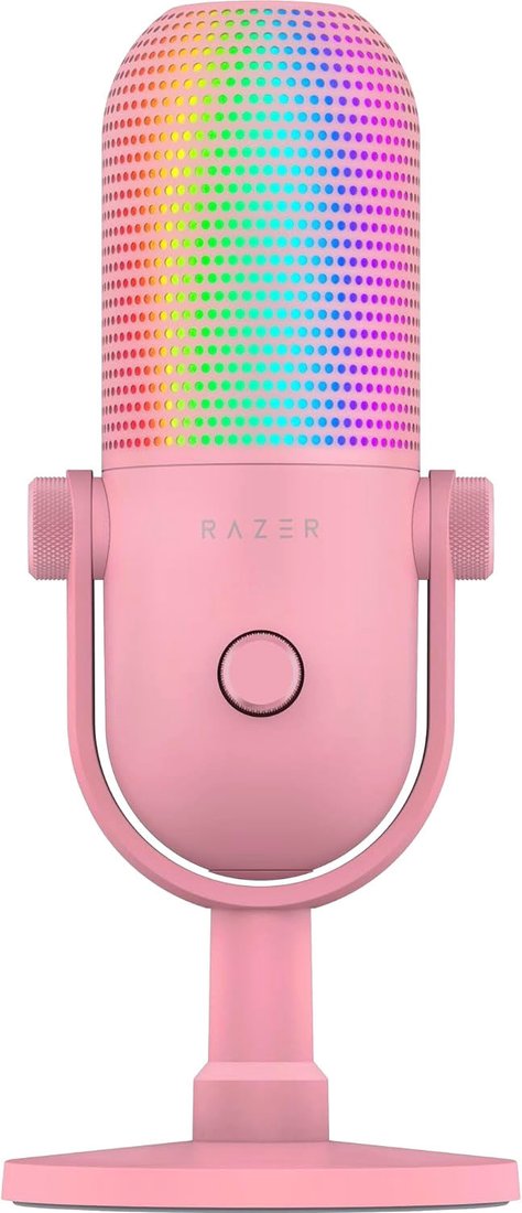 Проводной микрофон Razer Seiren V3 Chroma Quartz Pink