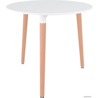 Кухонный стол LoftyHome Oak-80 VC4005-80-W (белый)