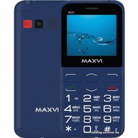 Кнопочный телефон Maxvi B231 (синий)