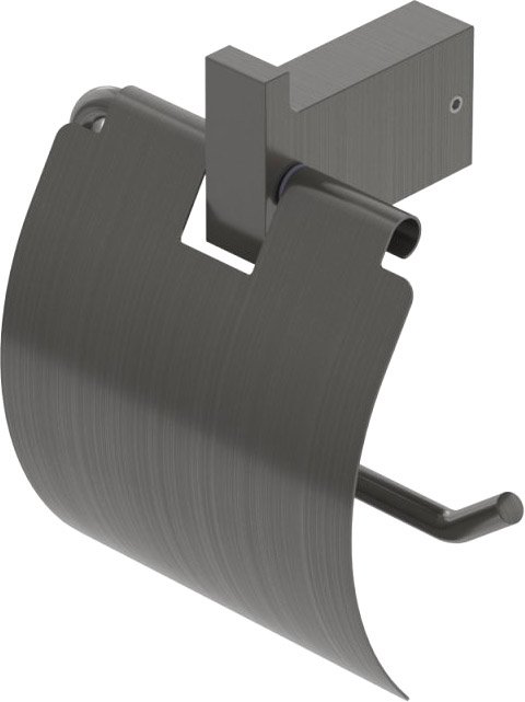 Держатель для туалетной бумаги Cezares SLIDER-PH-GM (оружейная сталь)