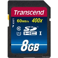 Карта памяти Transcend SDHC Class 10 UHS-I Premium 8Gb (TS8GSDU1)