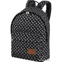 Городской рюкзак Asgard Р-5137Х (череп мелкий, черно-серебристый)