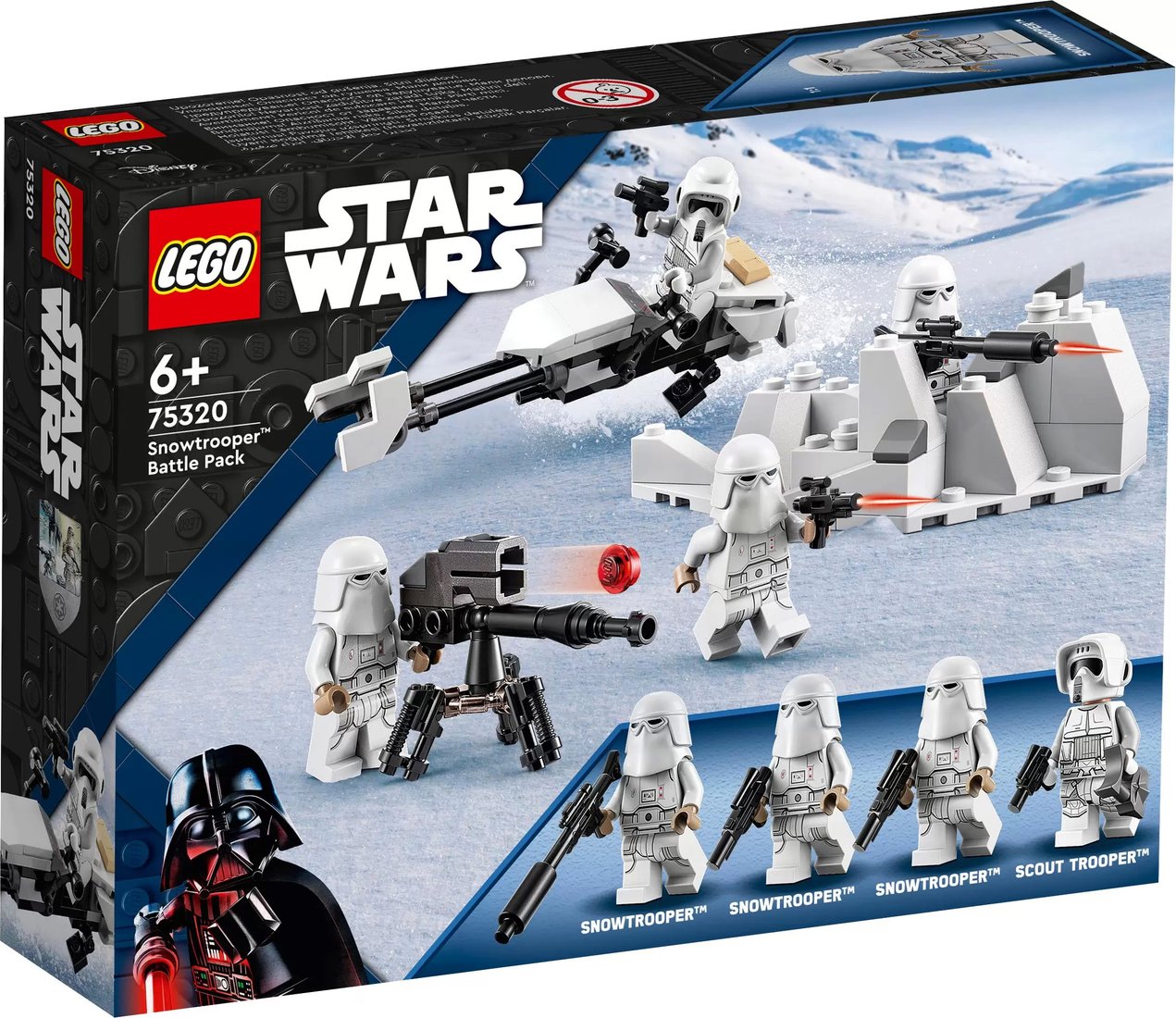

Конструктор LEGO Star Wars 75320 Боевой набор снежных пехотинцев