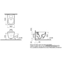 Унитаз подвесной Vitra Shift Rim-Ex 7742B003-0075+191-003-009