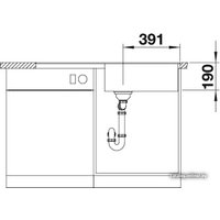 Кухонная мойка Blanco Metra XL 6 S-F (кофе) [519157]