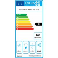Кухонная вытяжка Falmec Plane Island 800/1280 м3/ч (черный)