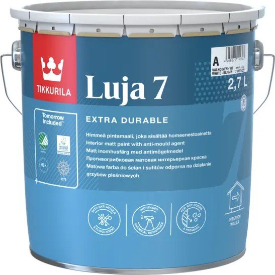 

Краска Tikkurila Luja 7 2.7 л (базис C)