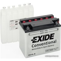 Мотоциклетный аккумулятор Exide EB16L-B (19 А·ч)