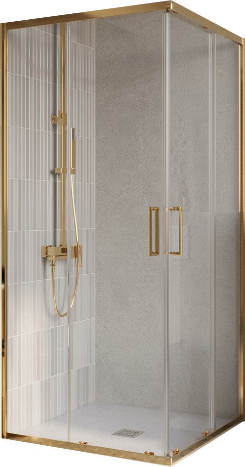

Душевой уголок BelBagno Luce-A-2-100-C-ORO