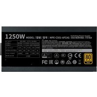 Блок питания Cooler Master MWE Gold 1250 V2 Full Modular MPE-C501-AFCAG-EU в Солигорске