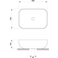 Умывальник Lavinia Boho Bathroom Sink Slim 33311101