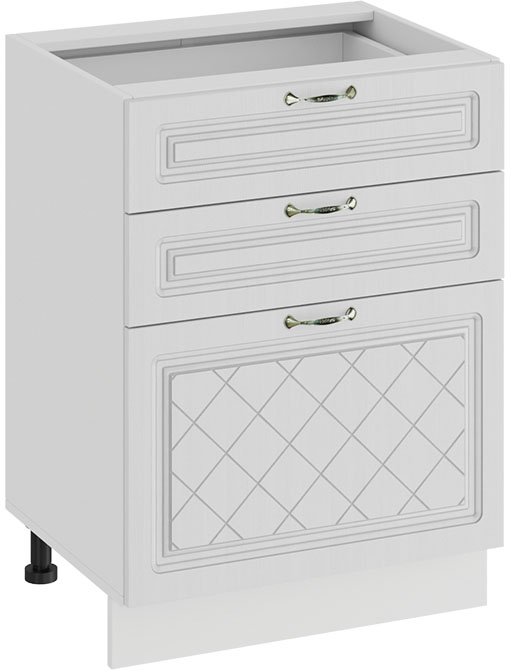 

Шкаф напольный Трия Бьянка 1Н6Я3 (белый/дуб белый)