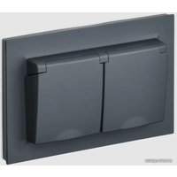 Розетка IEK Brite РСбш12-3-44-БрГ