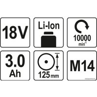 Угловая шлифмашина Yato YT-82828