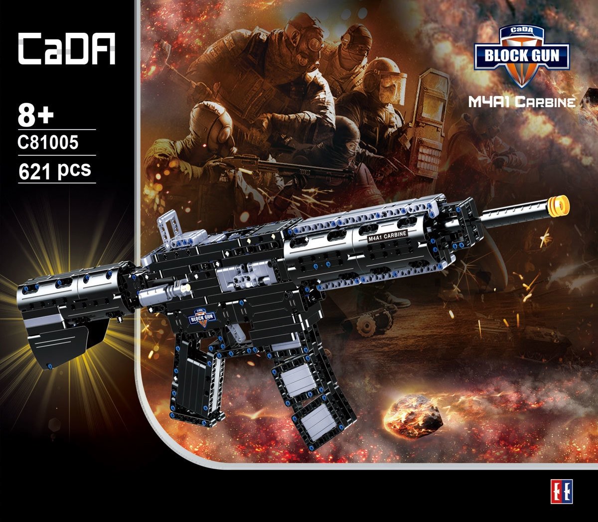

Конструктор CaDa Block Gun Штурмовая винтовка M4A1 C81005W