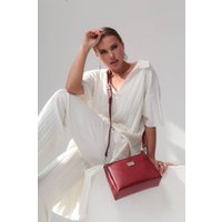 Женская сумка Franchesco Mariscotti 1-4586к-033 (гранат) в Гродно