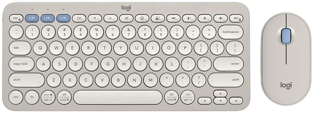 

Офисный набор Logitech Pebble 2 Combo (песочный, нет кириллицы)