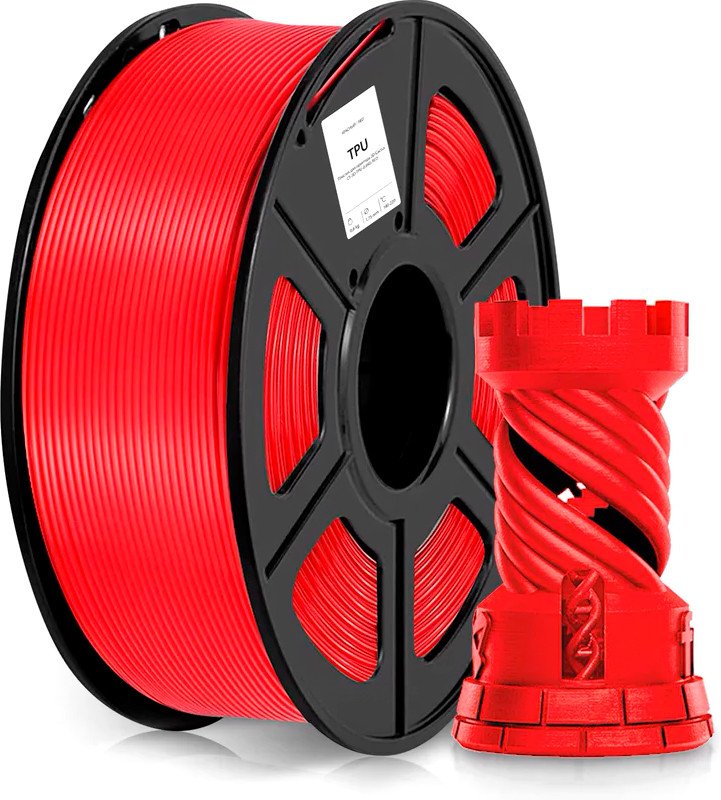 Филамент CACTUS CS-3D-TPU-0.8KG-RED 1.75 мм