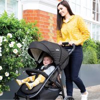 Коляска прогулочная «книга» Joie Litetrax 4 DLX (coal)