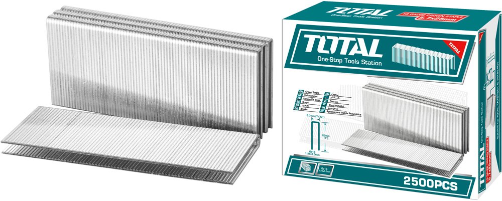 

Скобы Total TAC918252 (2500 шт)