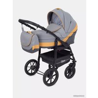 Универсальная коляска Rant Patio (3 в 1, 02, серый/желтый)