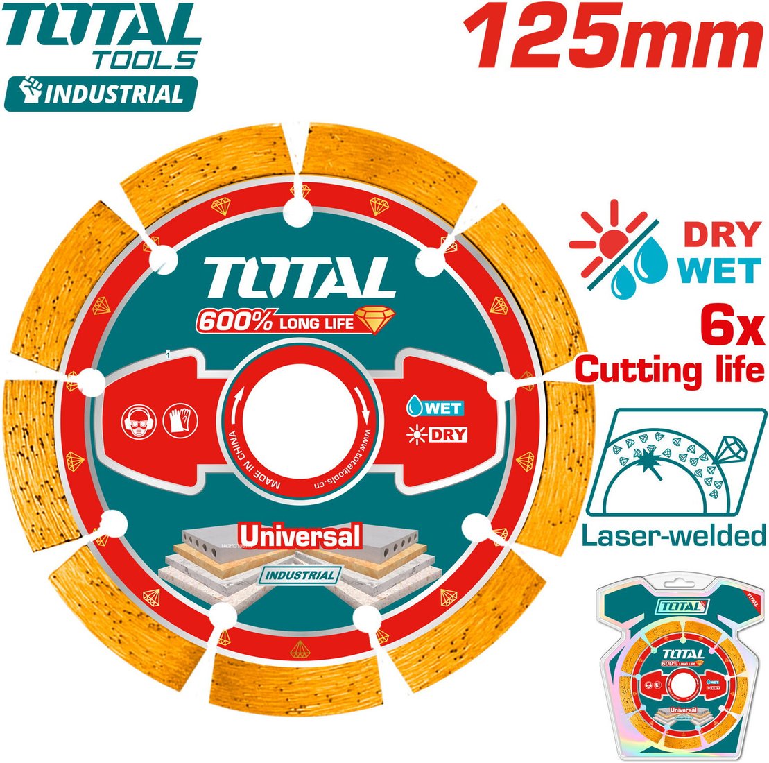 Отрезной диск алмазный  Total TAC2171251
