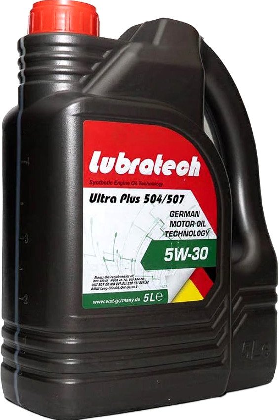 Моторное масло Lubratech Ultra Plus 504/507 5W-30 5л