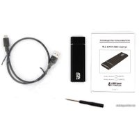 Бокс для накопителей M.2 AgeStar 3UBNF5C (черный)