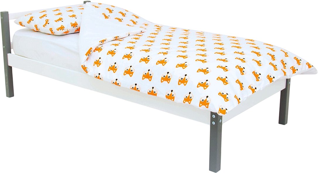 

Кровать-тахта Бельмарко Svogen мягкий 00751 160x70 (графит/белый)