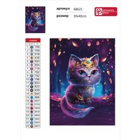 Алмазная мозаика  Феникс+ Волшебный кот 68621