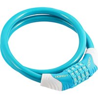 Тросовый велосипедный замок Нора-М №31 (ф10x800мм, голубой)