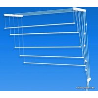 Сушилка для белья Лиана потолочная, пластик белый, 2.3 м